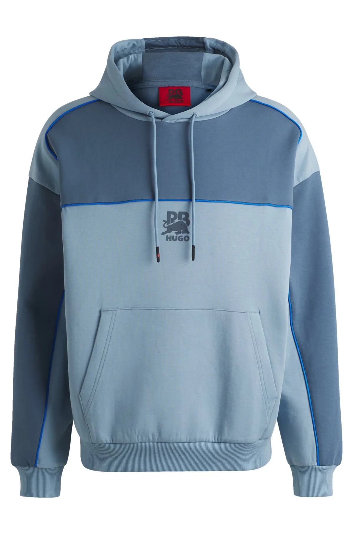 HUGO X RB HOODIE WITH PIPING DETAILS - 1