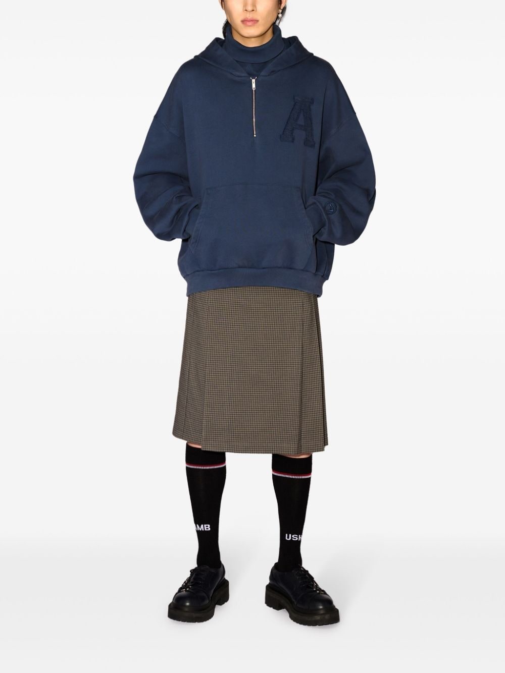 logo-patch hoodie - 2