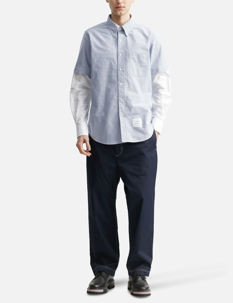 Thom Browne OXFORD STACKED SLEEVE SHIRT outlook