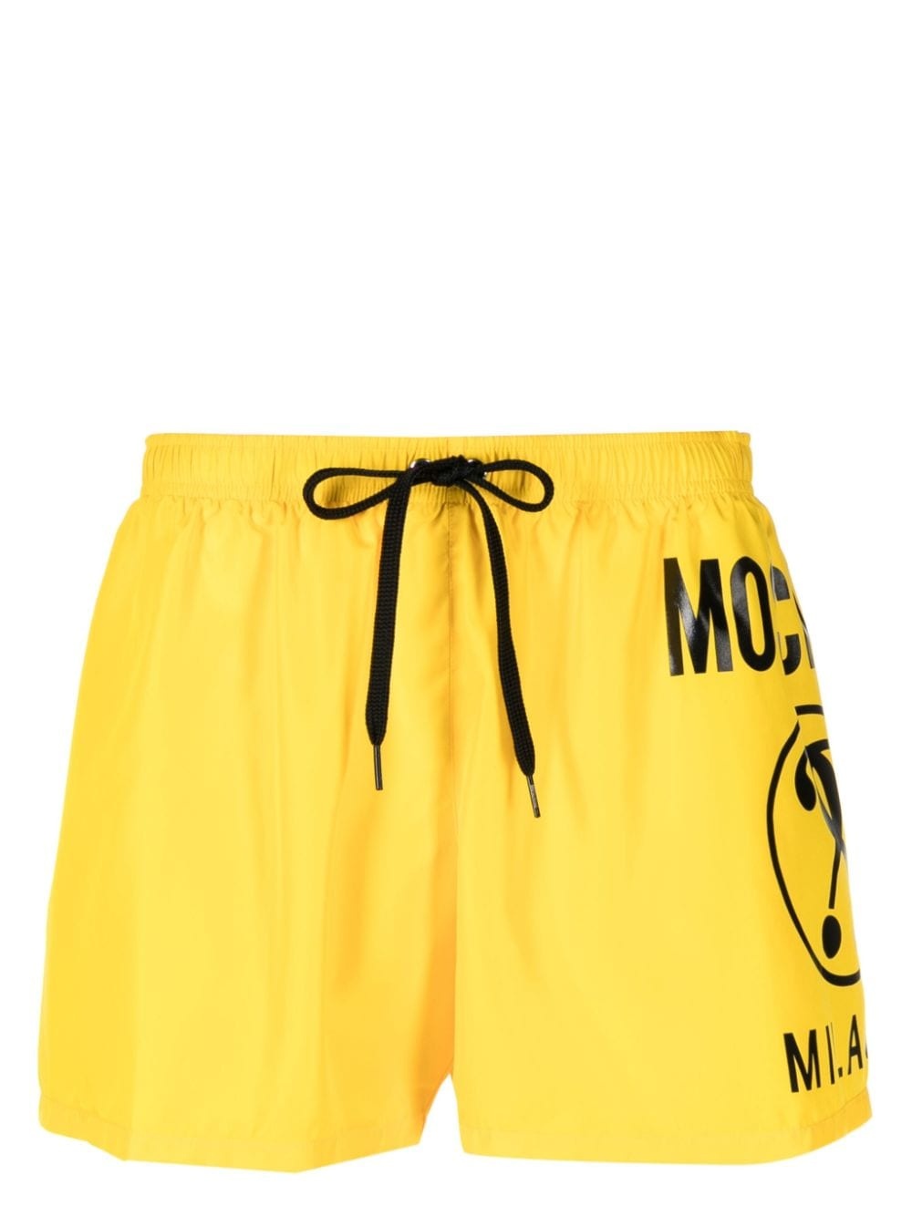 logo-print beach shorts - 1