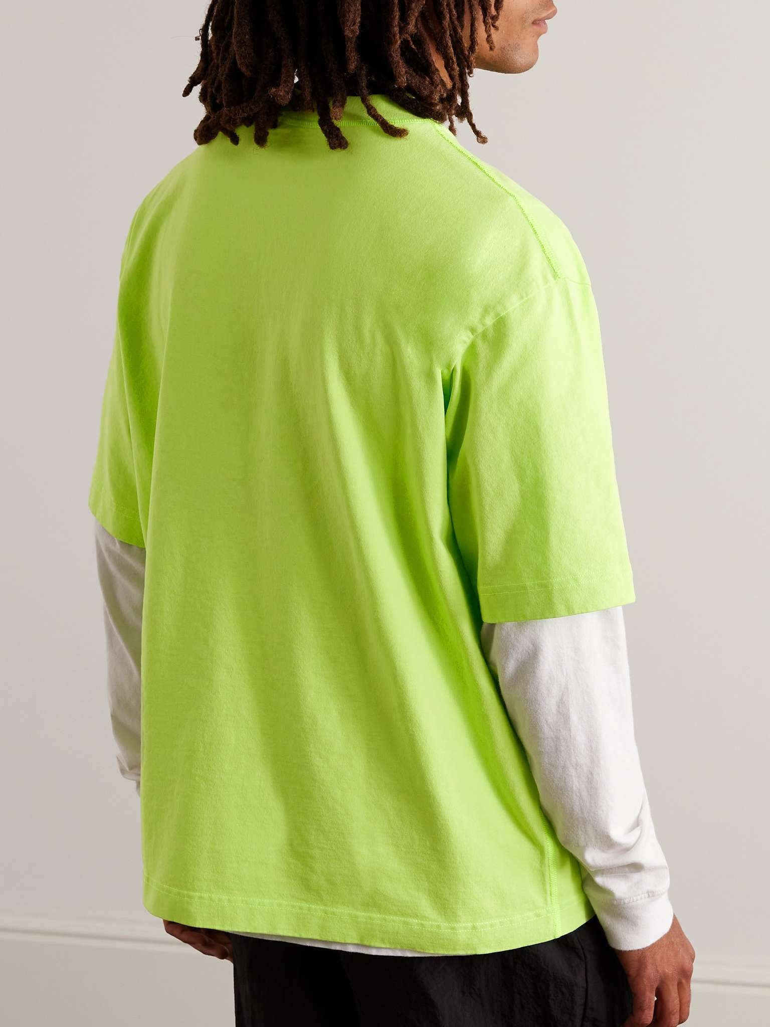 Logo-Print Organic Cotton-Jersey T-Shirt - 3