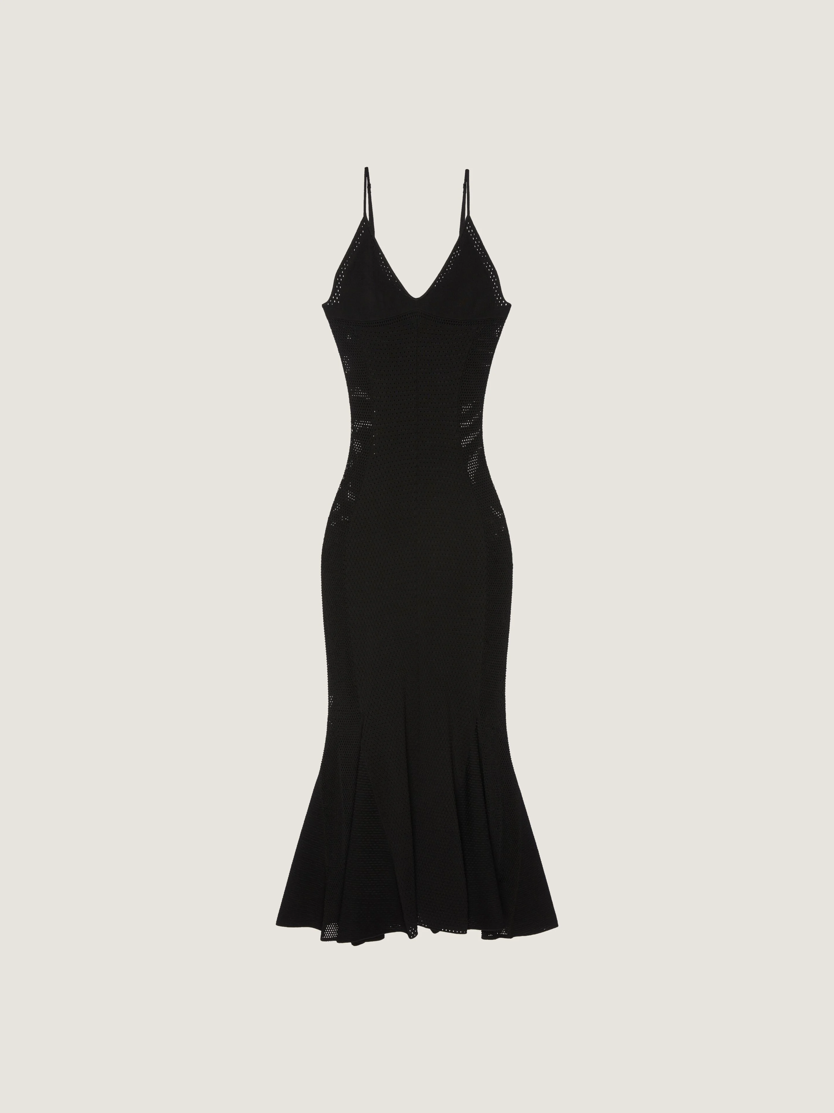 MIDI DRESS IN OPENWORK KNIT - 1