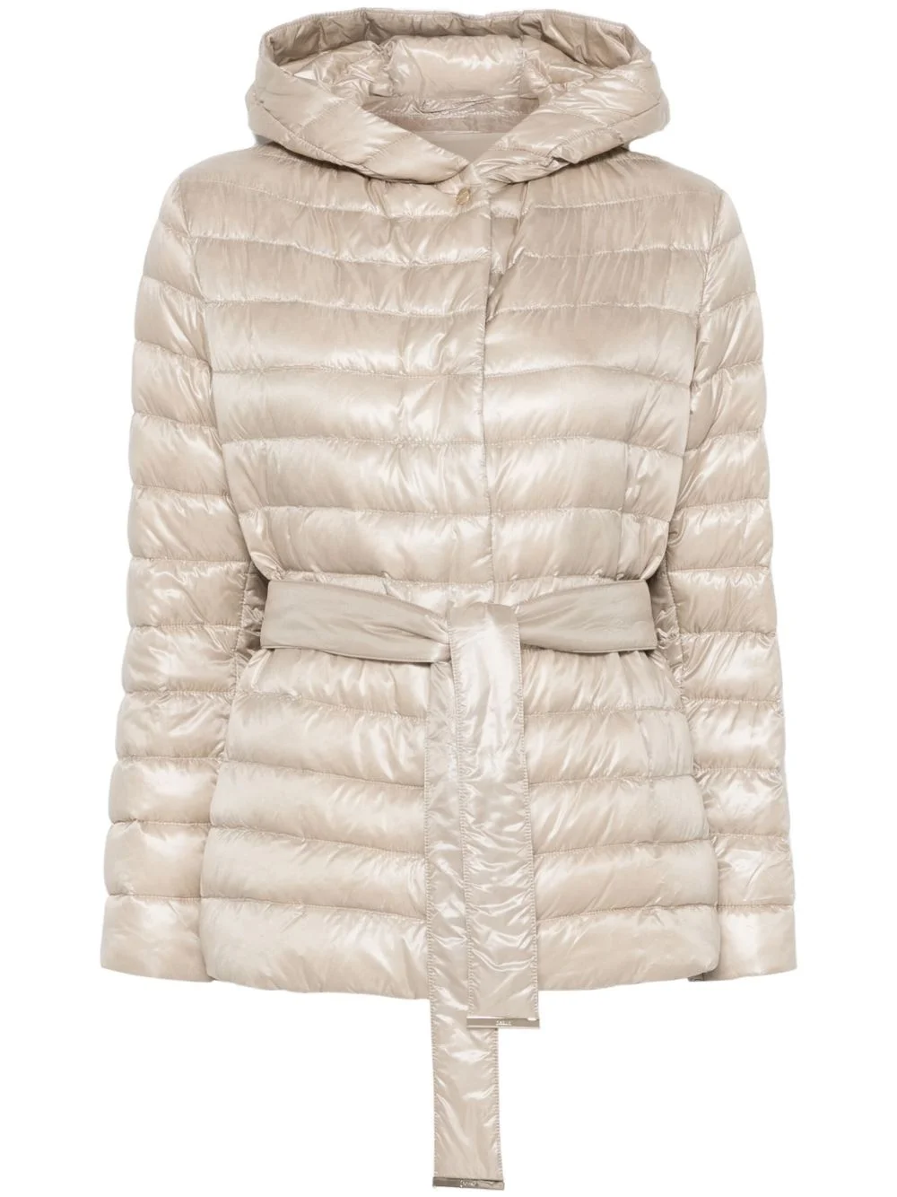 hooded puffer jacket - 1