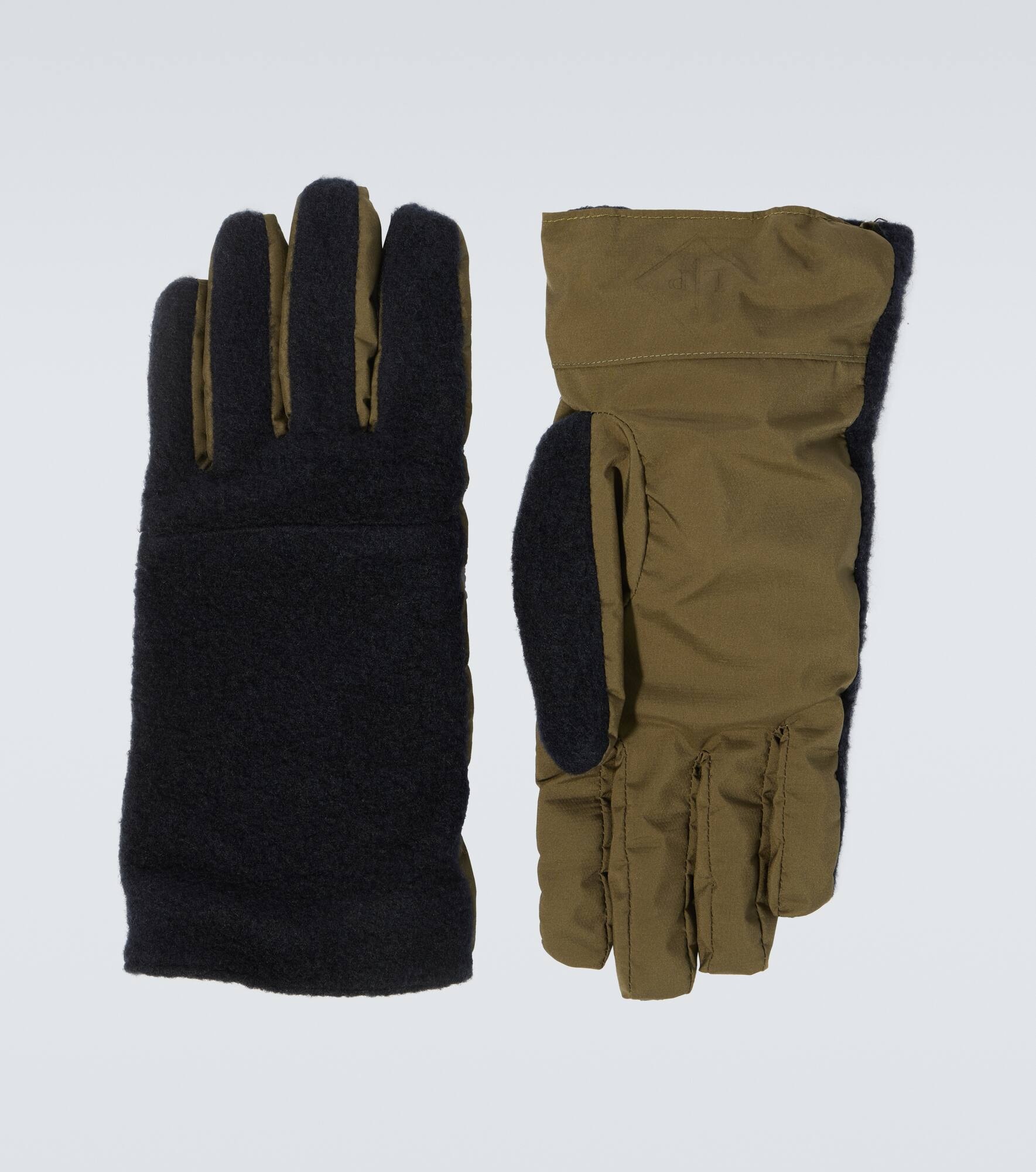Cashmere-trimmed gloves - 1