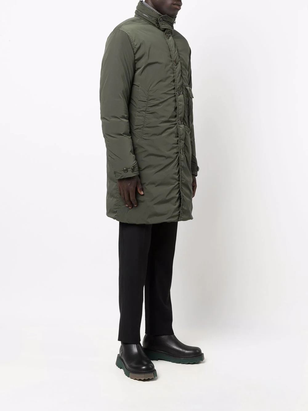 hooded padded coat - 3