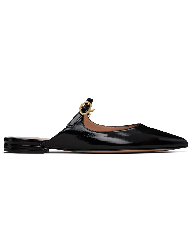 Black Ribbon Jane Slide Loafers 1
