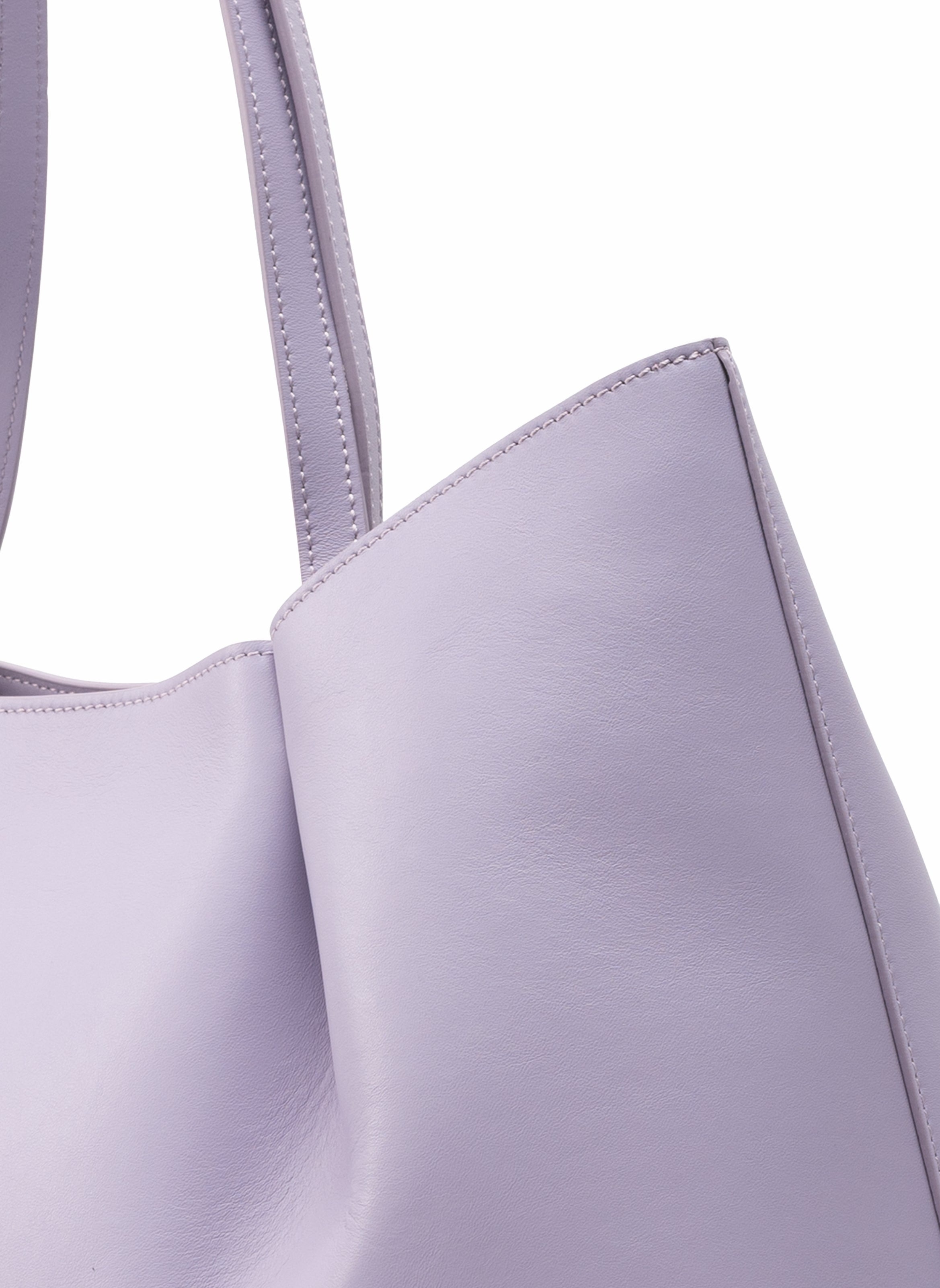 Dimple Tote Pebbled Leather Lilac - 3