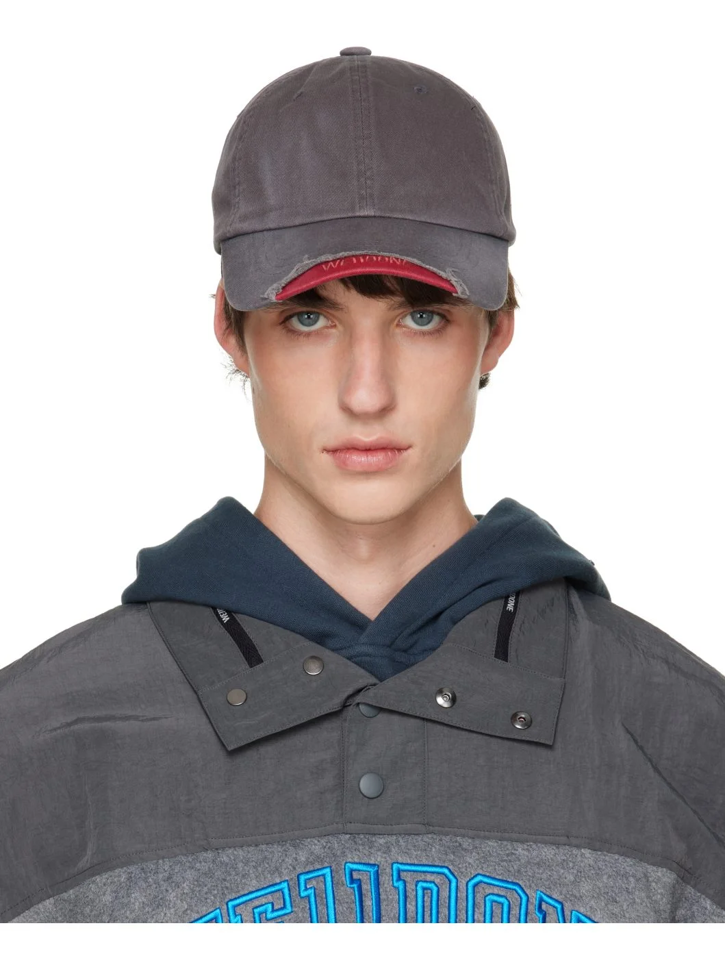 Gray Distressed Cap - 1