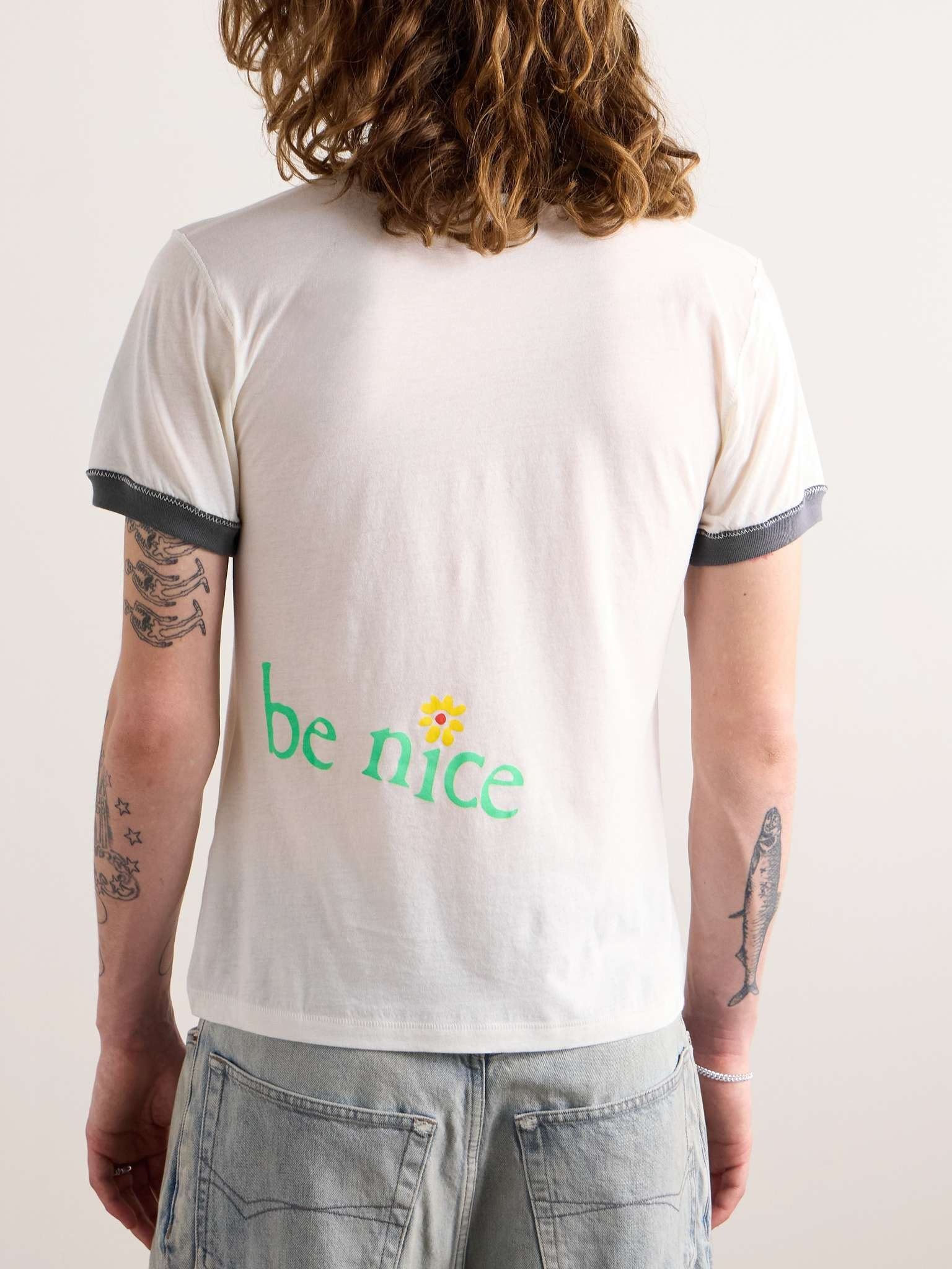 Slim-Fit Printed Cotton-Jersey T-Shirt - 3