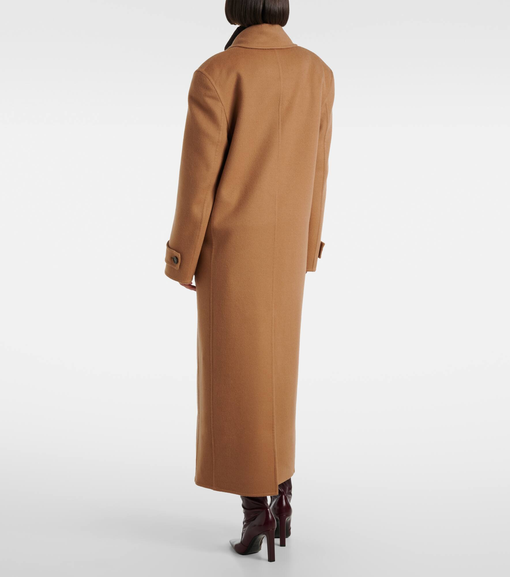 Cashmere and wool coat - 3