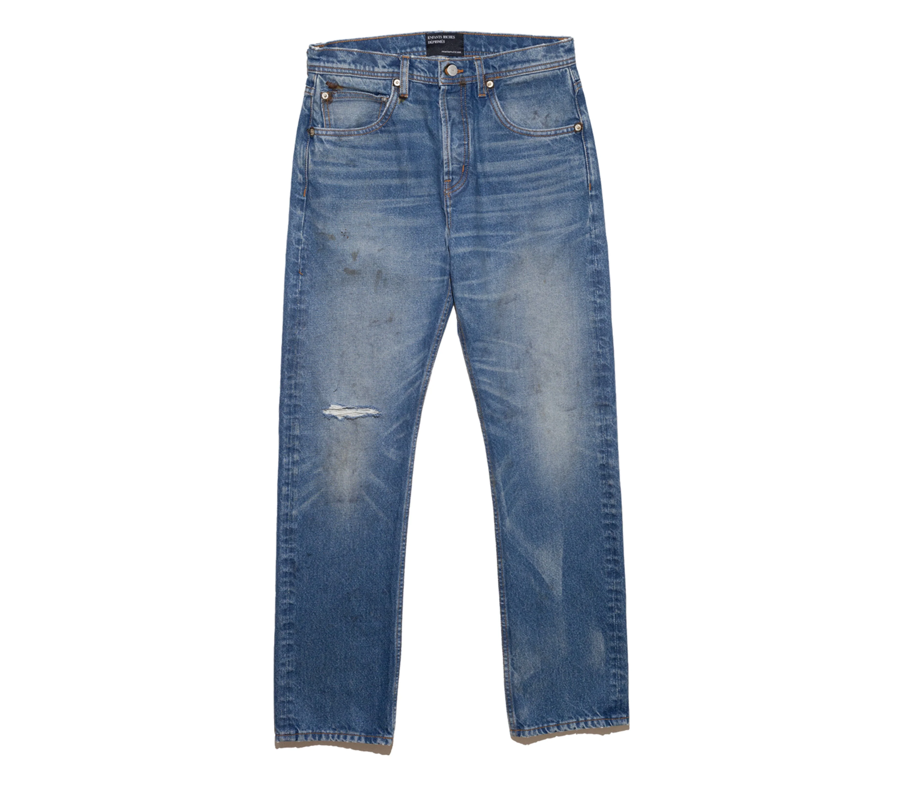 Enfants Riches Deprimes Straight Leg 'Antique' Denim (Medium Blue) - 1