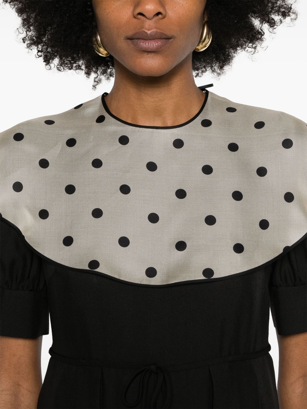 polka dot-print mini dress - 5