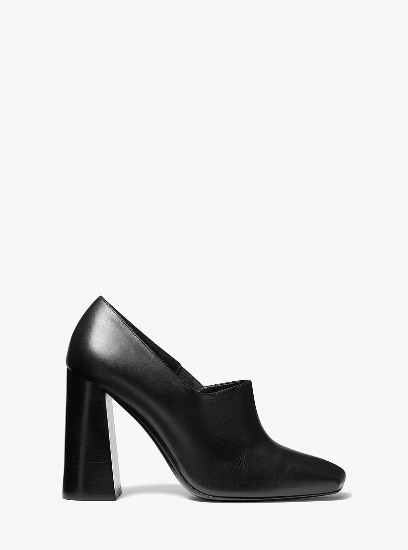 Sofia High Throat Leather Pump - 1
