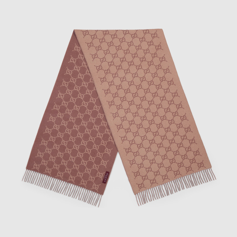 GUCCI GG cashmere shawl outlook