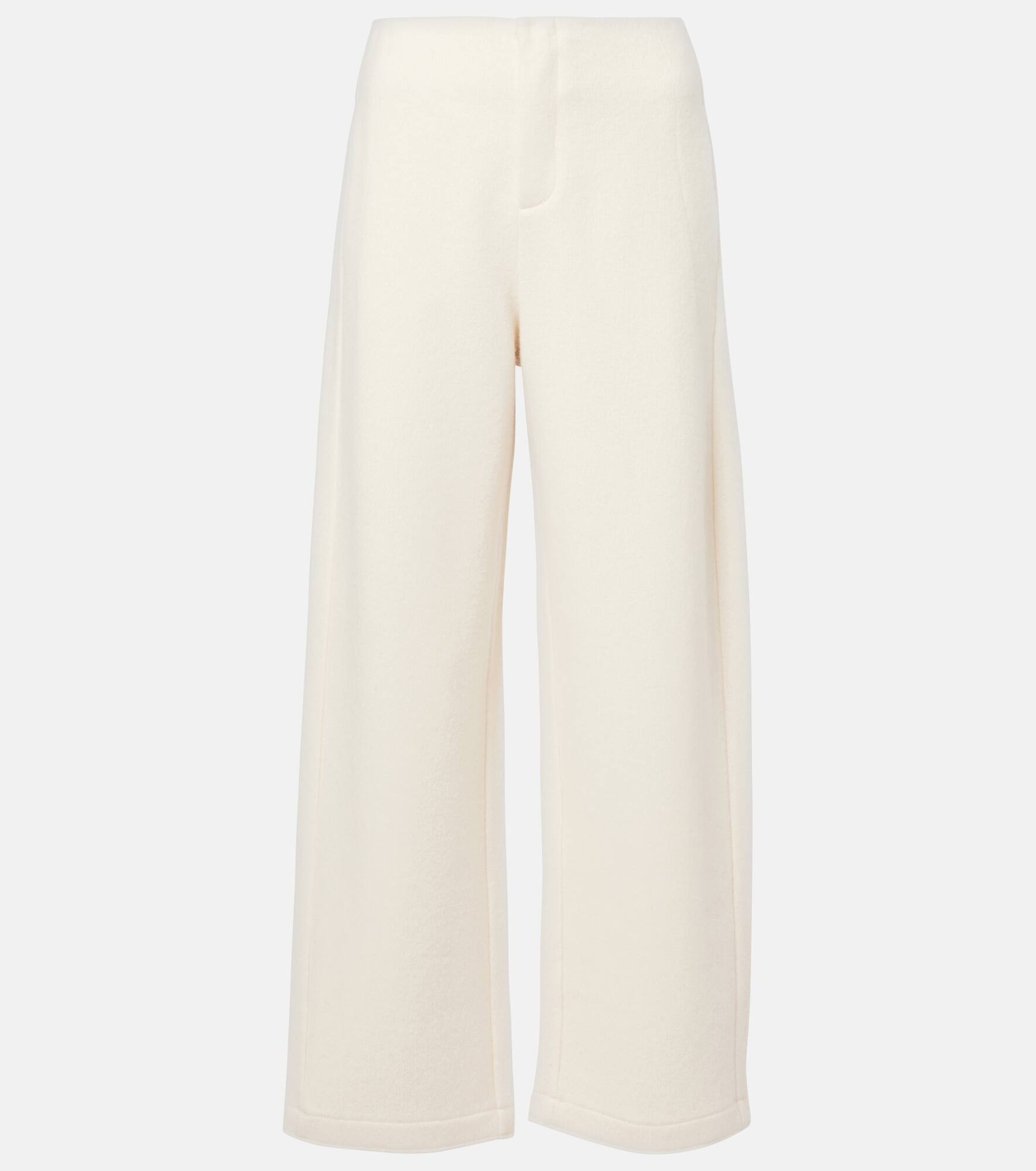 Arca cashmere and wool wide-leg pants - 1