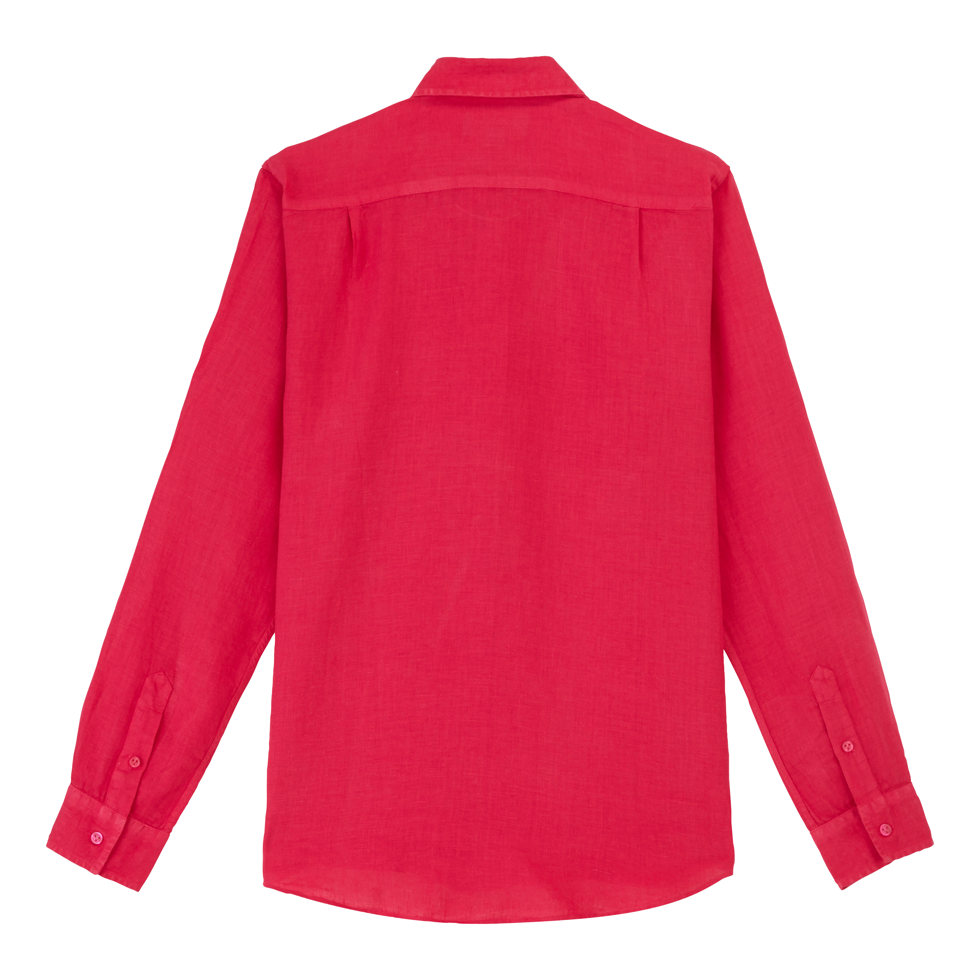 Men Linen Shirt Solid - 2