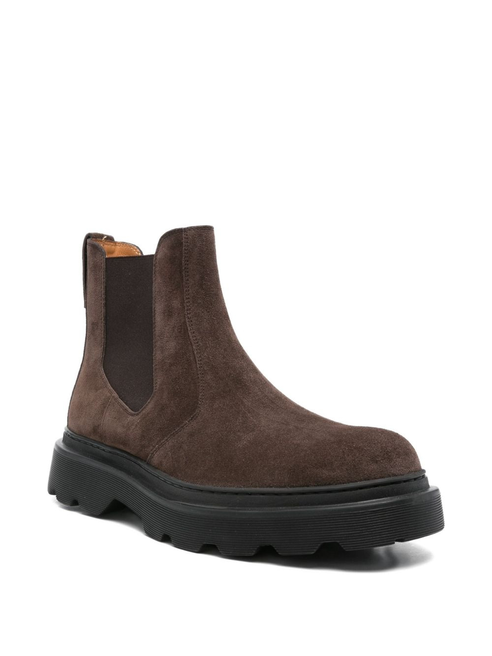 elastic-panelled suede boots - 2