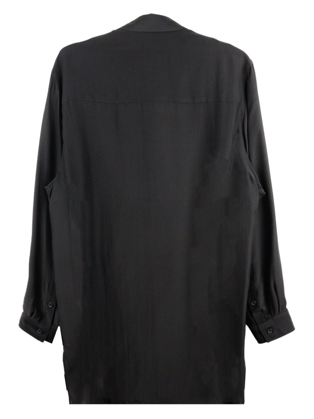 illustration-print silk shirt - 2