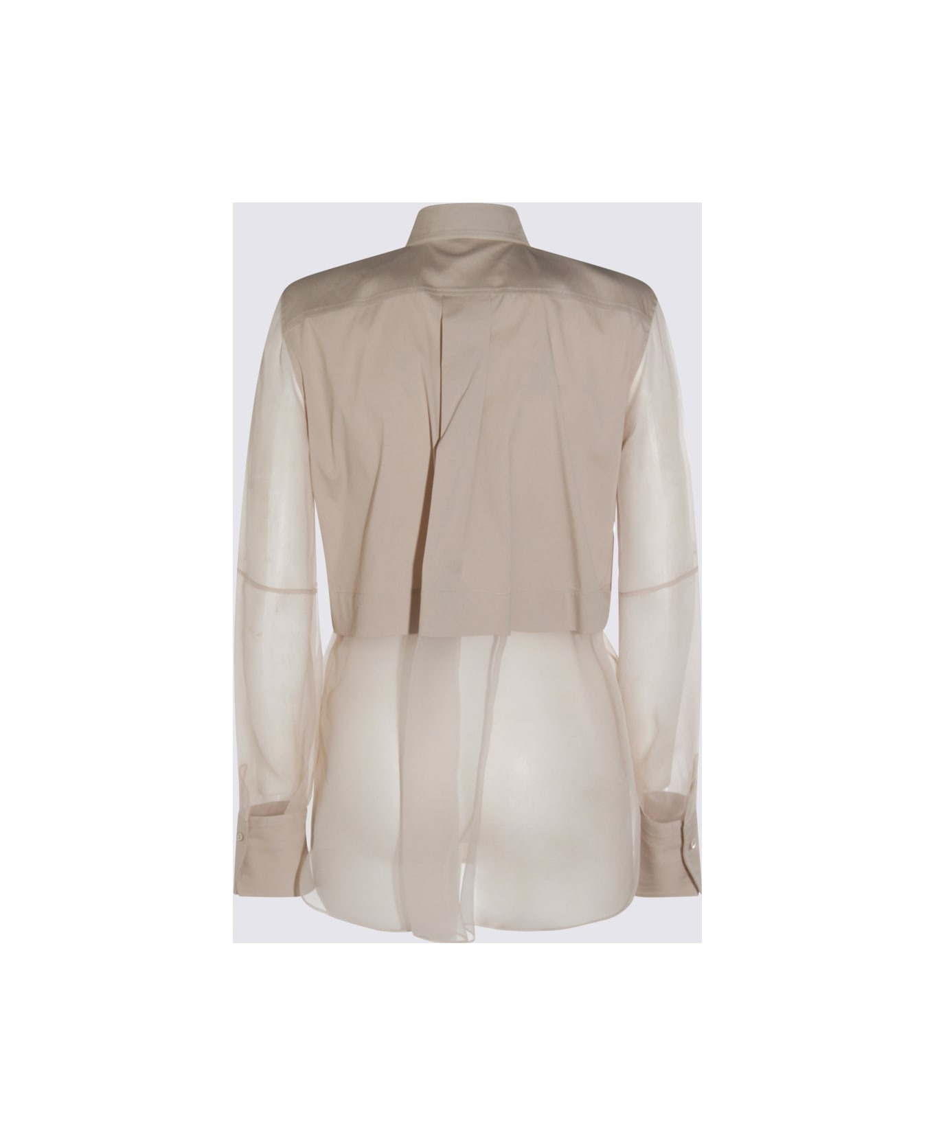 Beige Cotton Shirt - 2