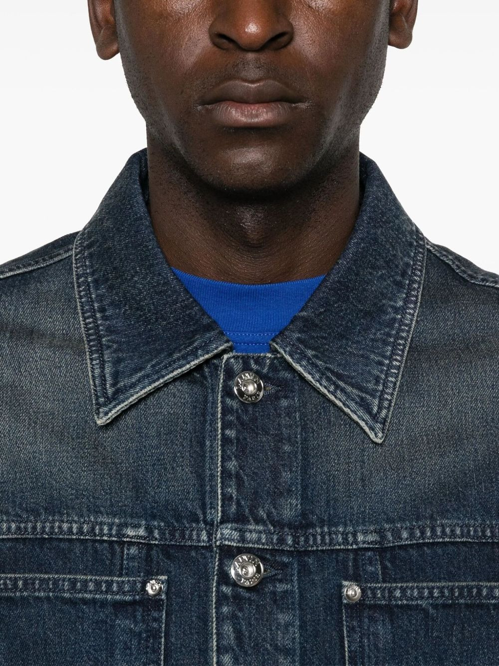 logo-patch jacket - 5