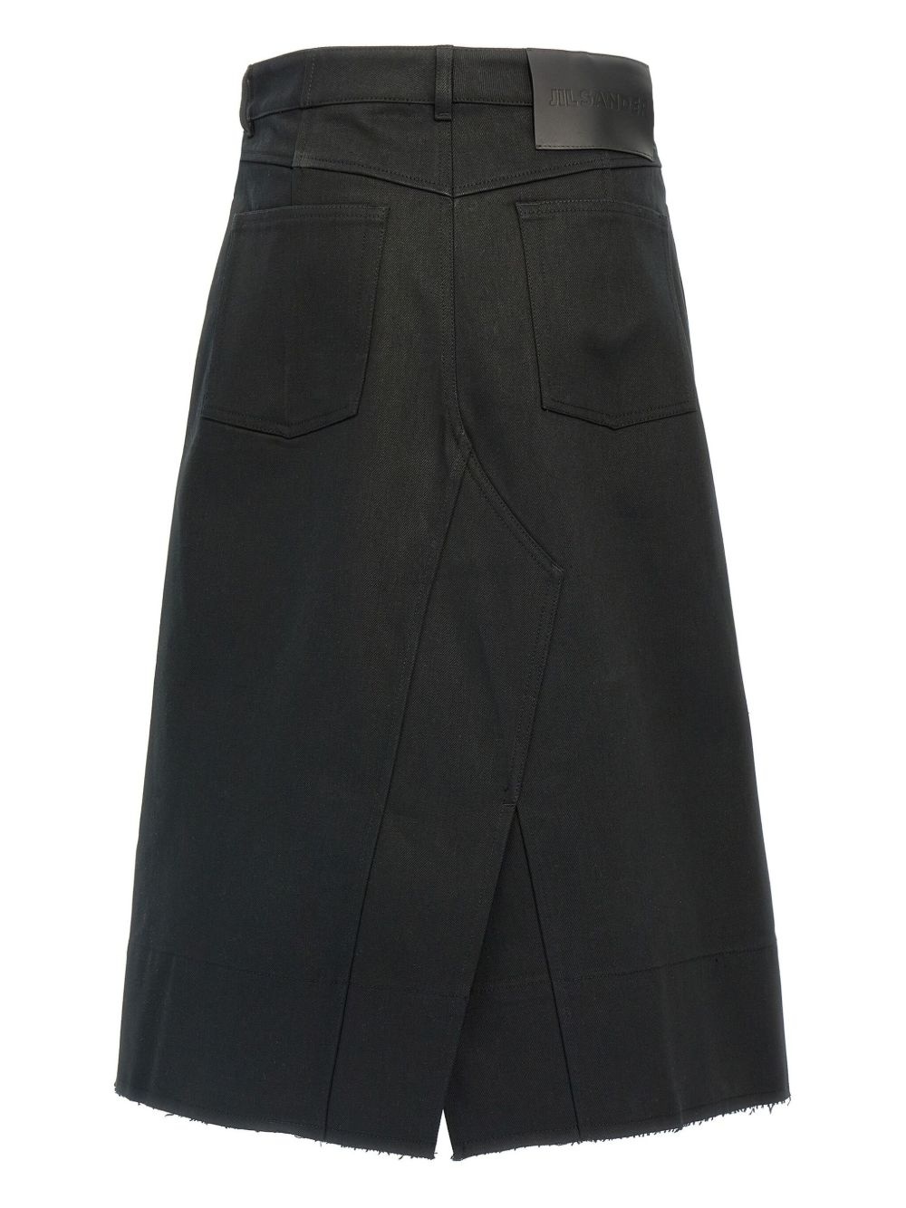 denim midi skirt - 2