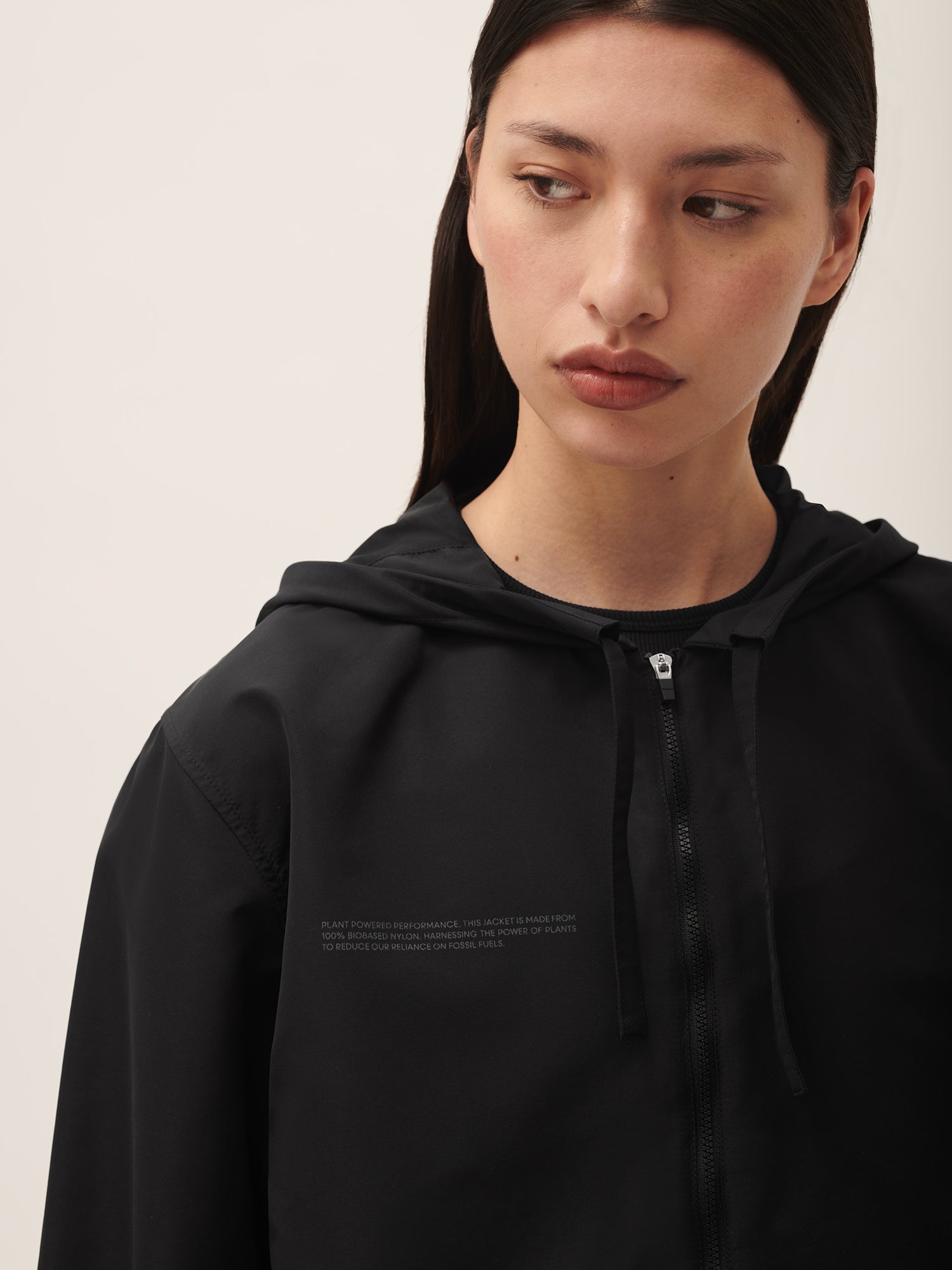 Women's (gaia)PLNT Nylon Jacket - Black - 4