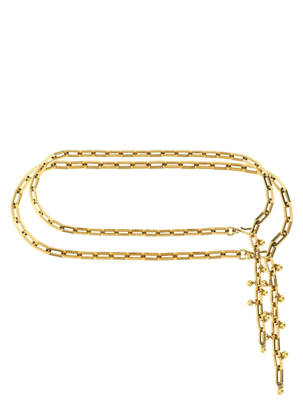 chain beaded-detail belt - 1