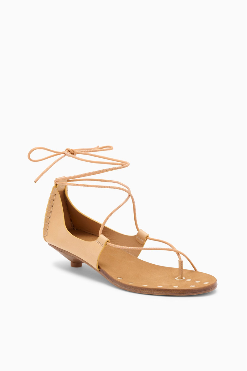 ULLA JOHNSON Aves Bare Kitten Heel Sandal outlook