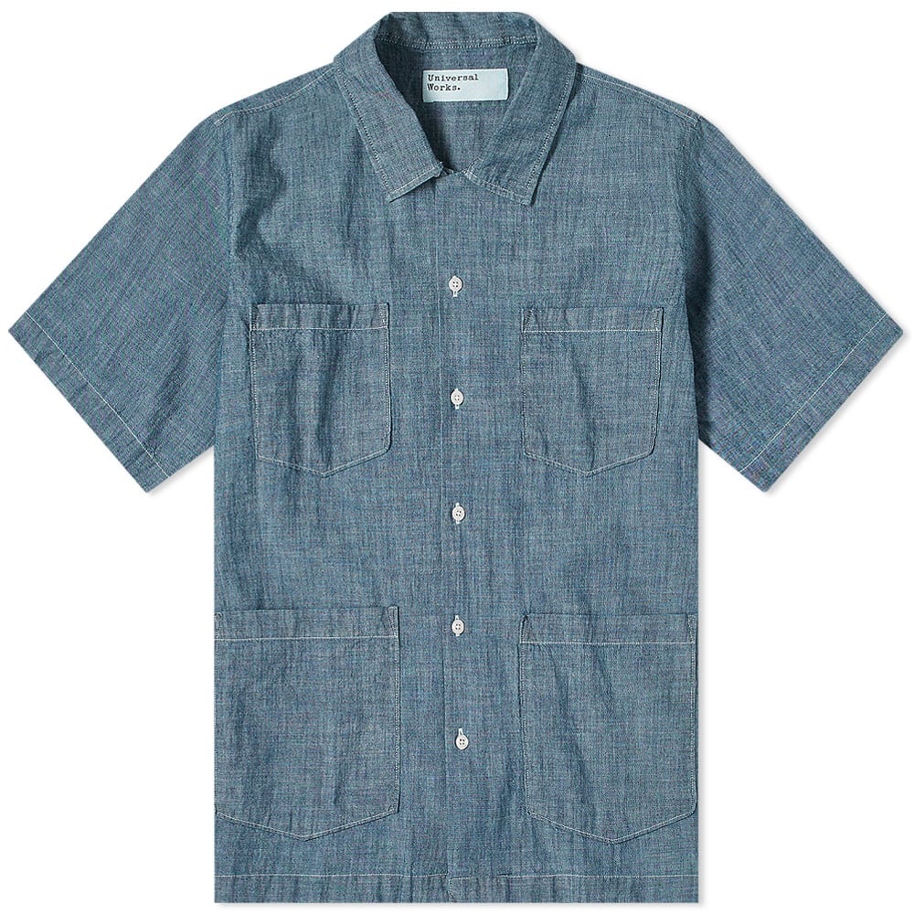 Universal Works Chambray Summer Overshirt - 1