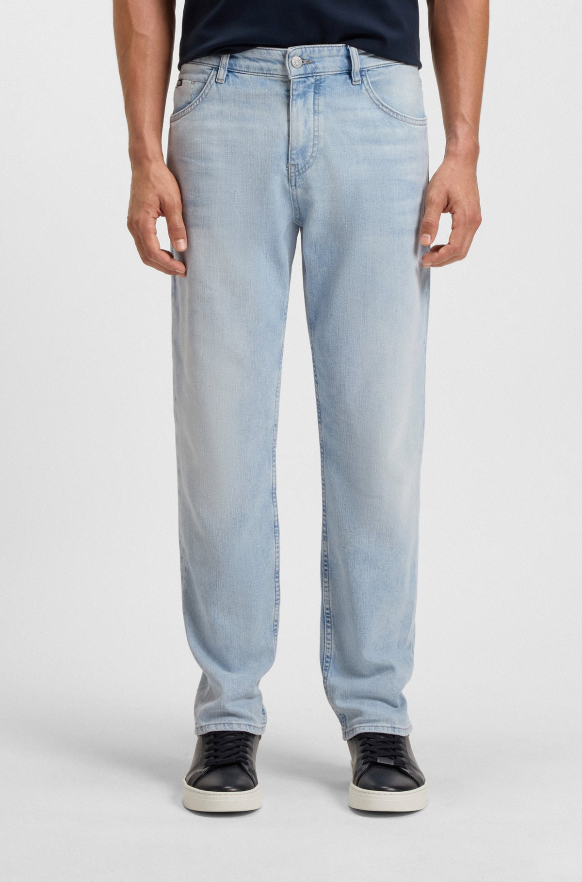 MAINE REGULAR-FIT JEANS IN BLUE MECHANICAL-STRETCH DENIM - 2