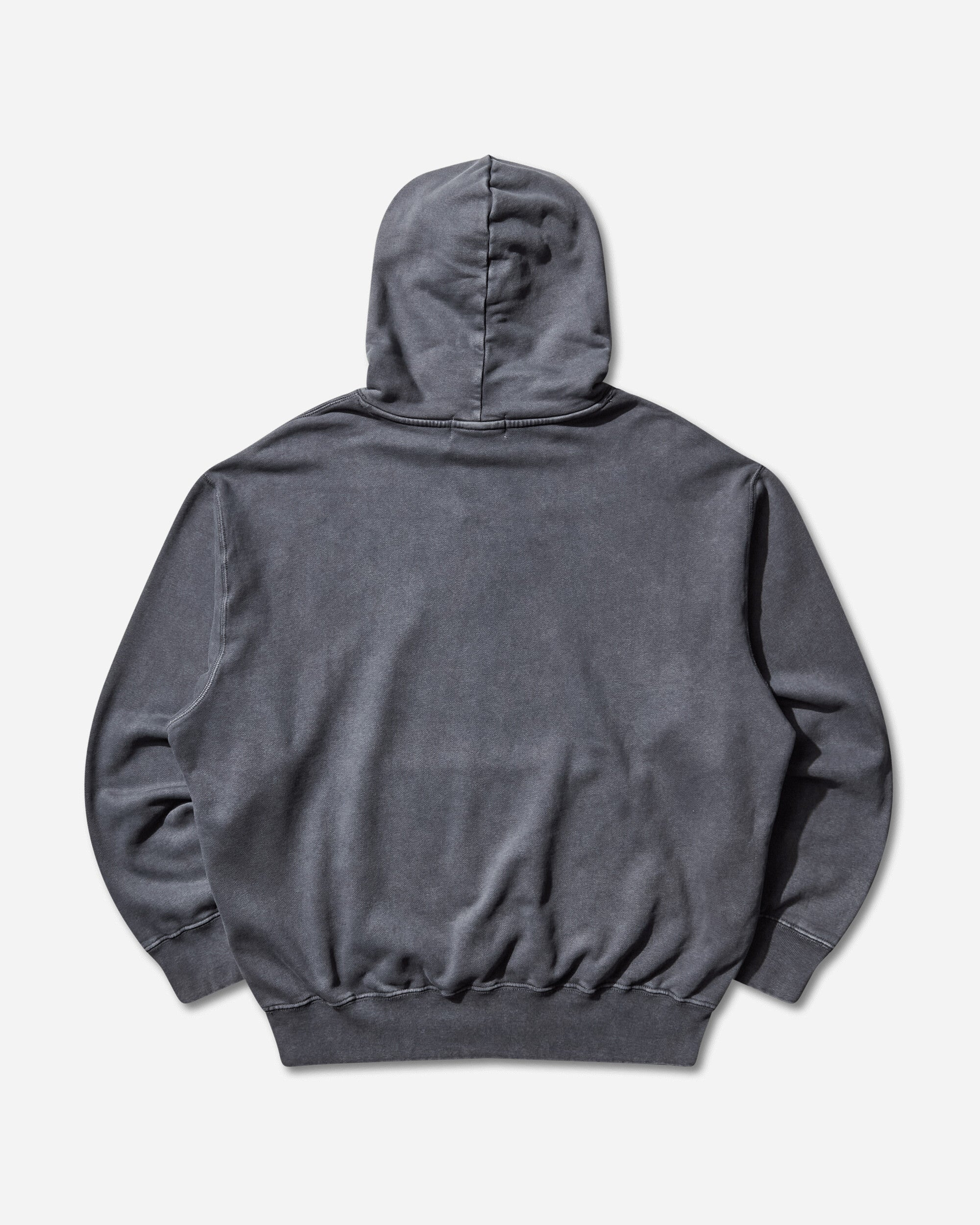 Men's Garment Dye College Pullover Hoodie Charcoal - 2