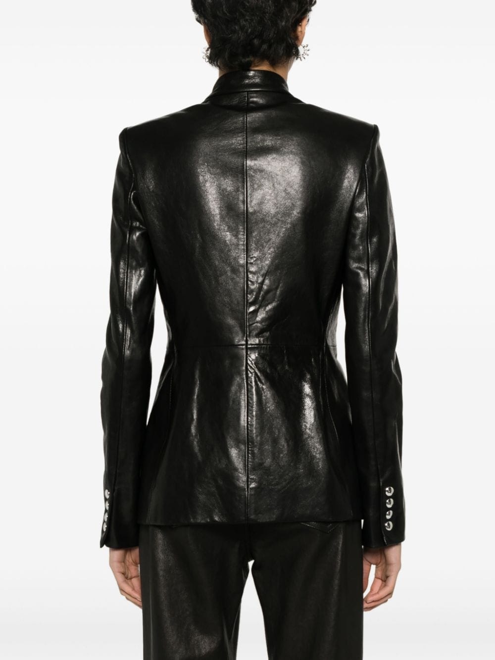 KHAITE The Samuel leather jacket | REVERSIBLE