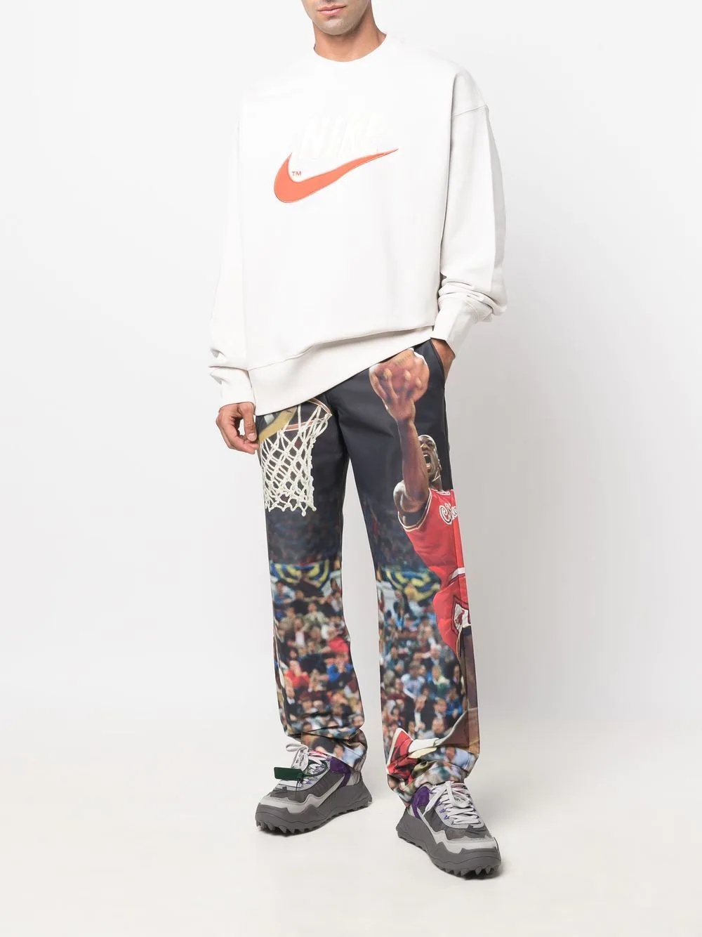 Swoosh cotton sweatshirt - 2