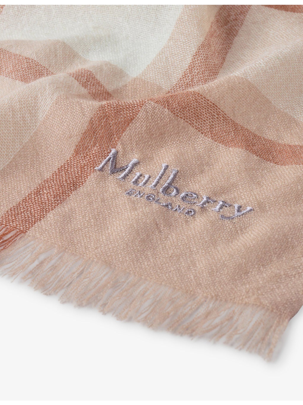 Mega Check-Print Wool and Cashmere Scarf - 3