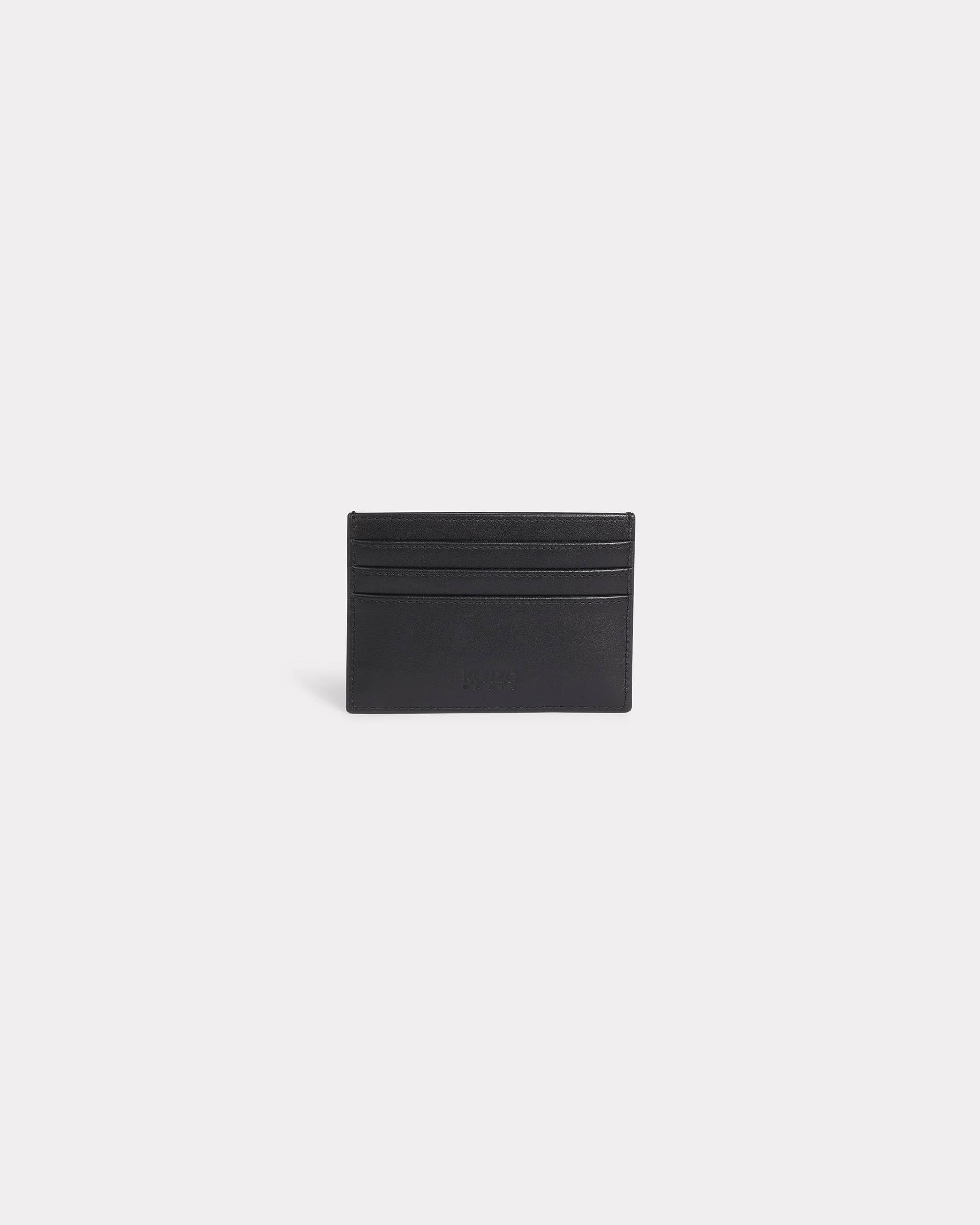 'KENZO Stamp' leather card holder - 3