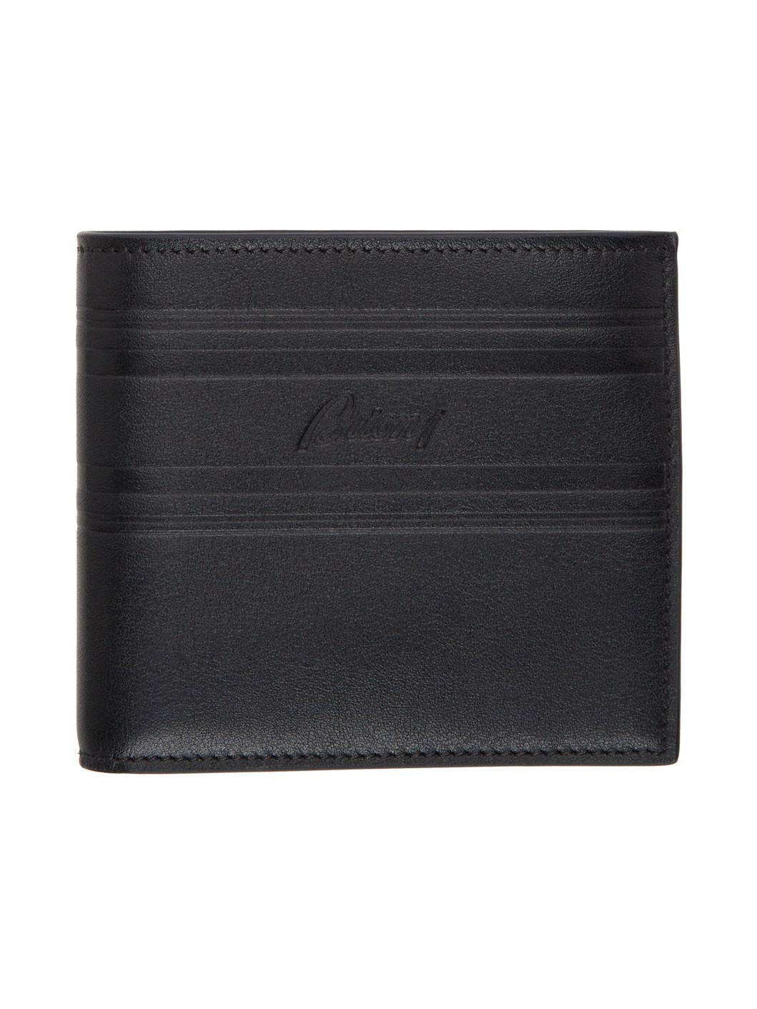 Black & Navy Classic Wallet - 1