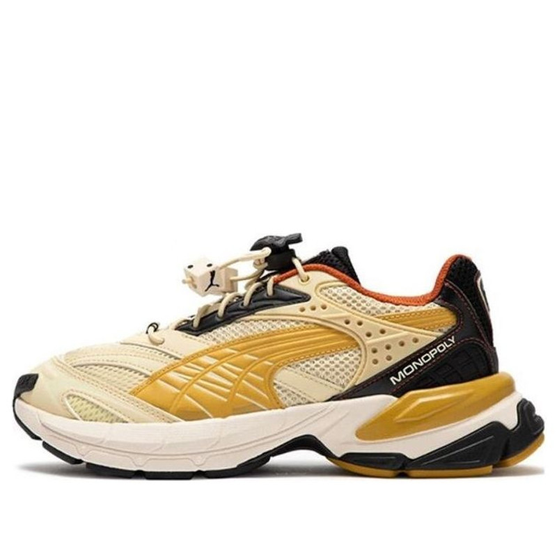 PUMA X Monopoly Staffonly Sneakers 'Beige Yellow Black' 394290-01 - 1
