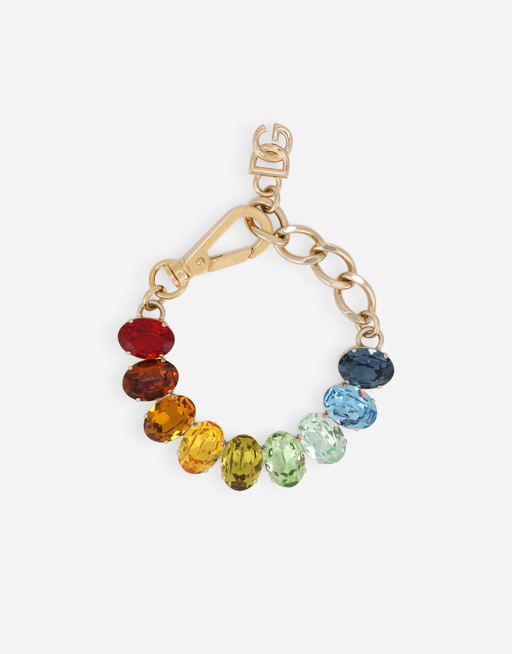 Multi-colored rhinestone bracelet - 1