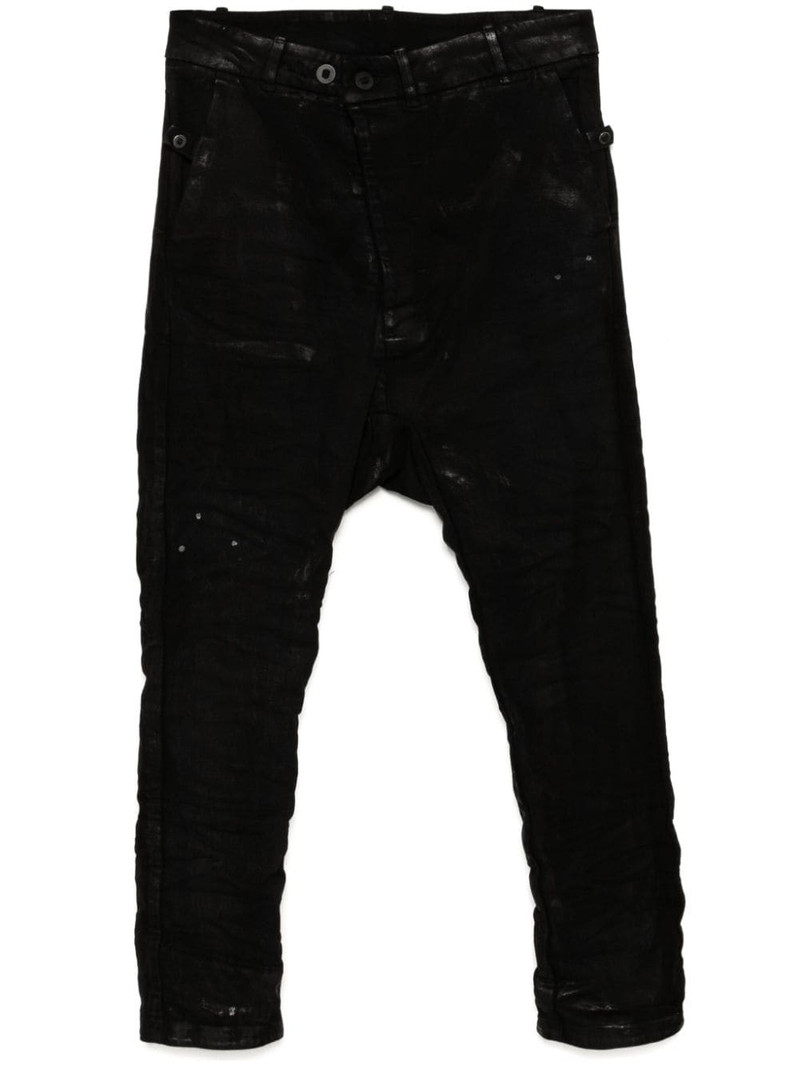 moulded drop-crotch jeans 1