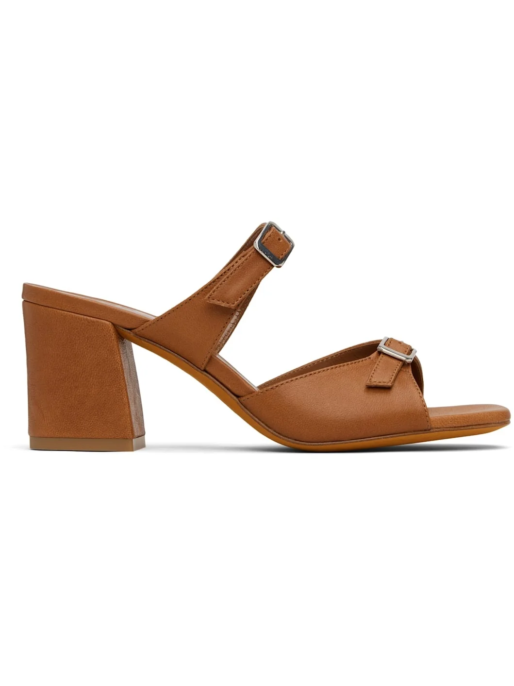 Tan Una Heeled Sandals - 1