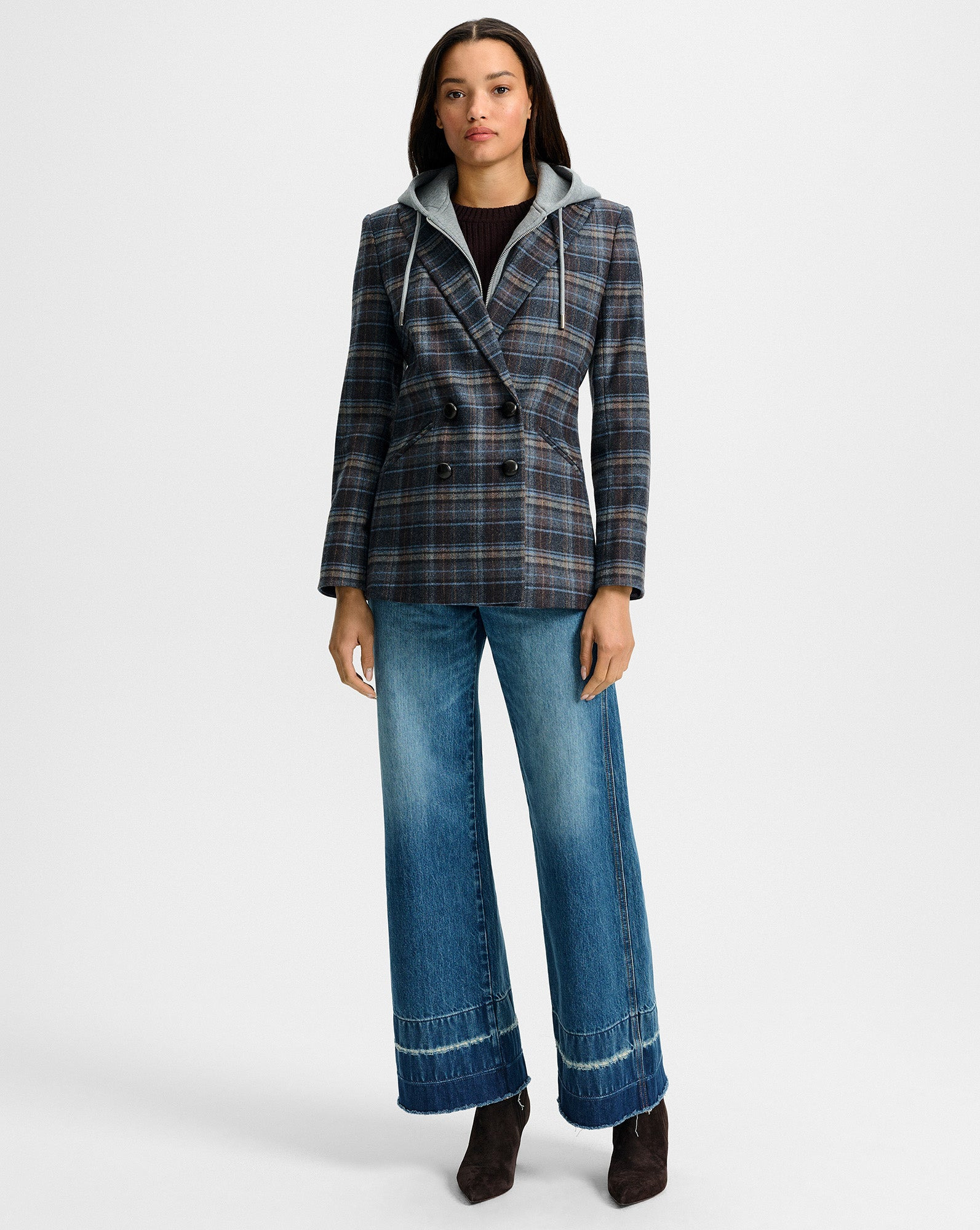 ORIA PLAID DICKEY JACKET - 3