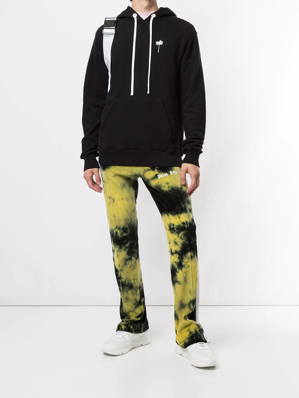 palm tree cotton hoodie - 2