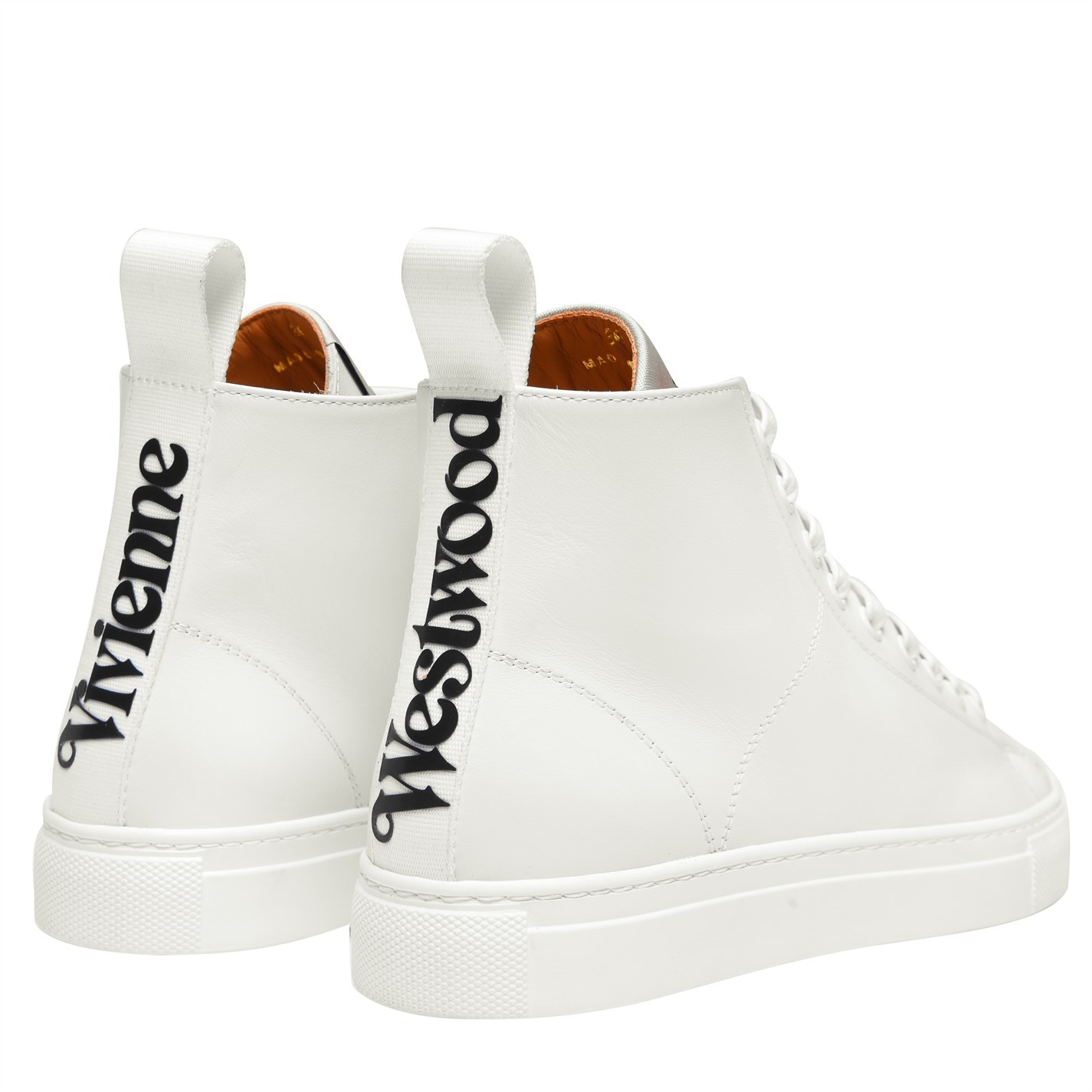 LEATHER HIGH TOP TRAINERS - 10