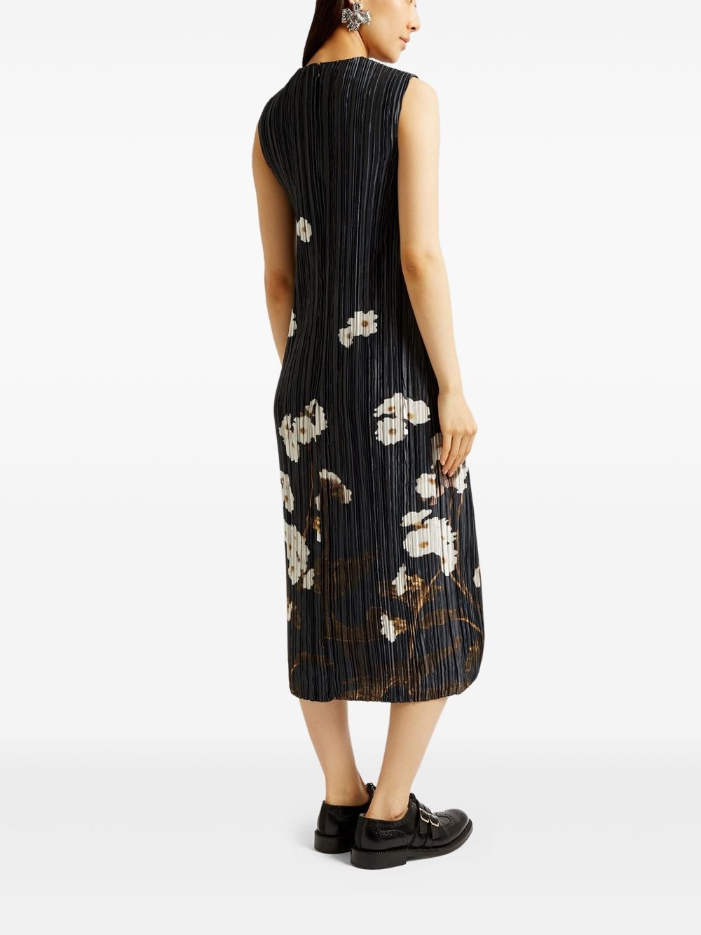 pleated midi dress - 4