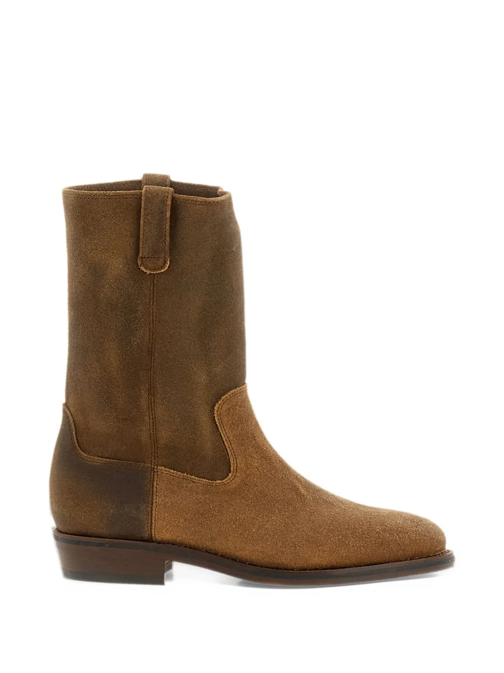 Rodeo panelled suede boots - 1