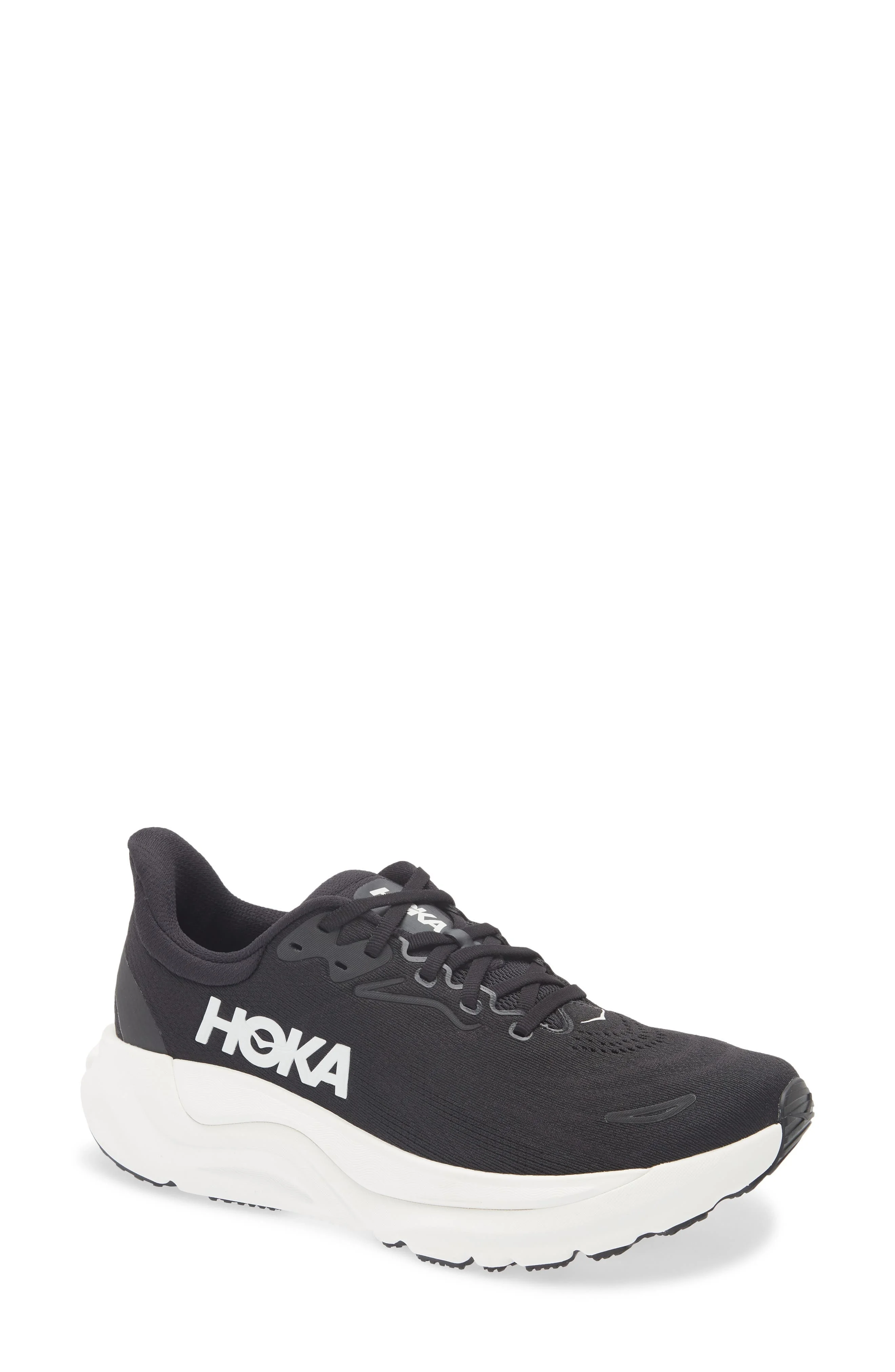HOKA Arahi 8 Running Shoe in Black /White at Nordstrom - 1