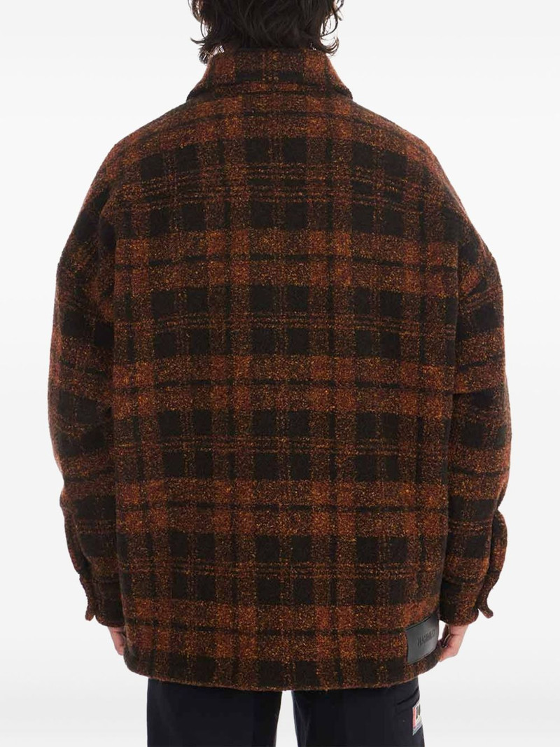 check-patterned overshirt 4