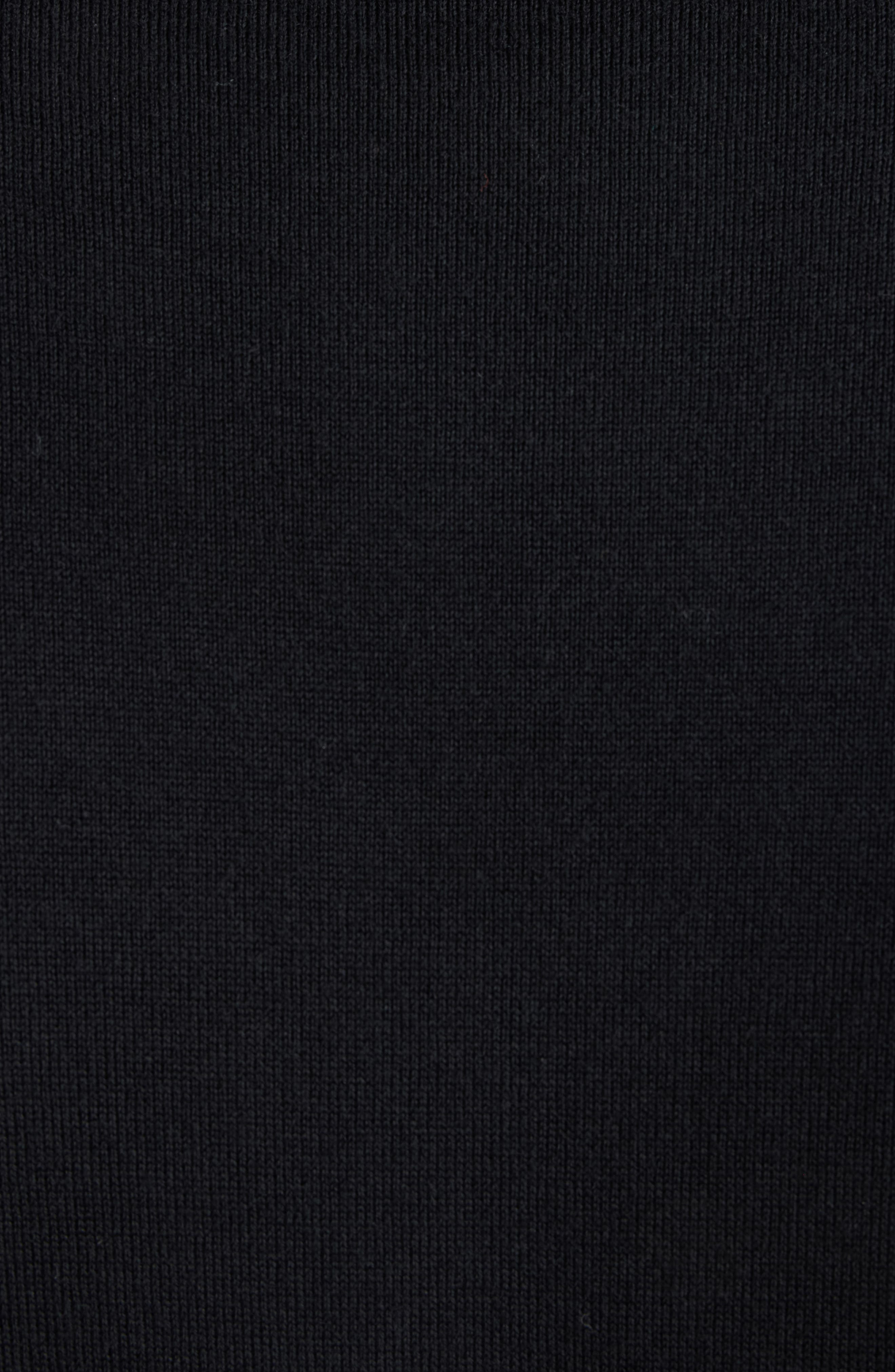 Dries Van Noten Muano Merino Wool Polo Sweater in Black at Nordstrom - 6