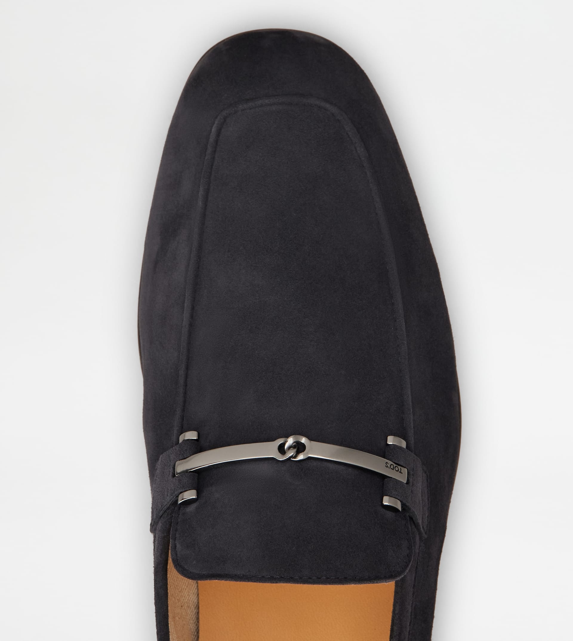 LOAFERS IN SUEDE - BLUE - 5