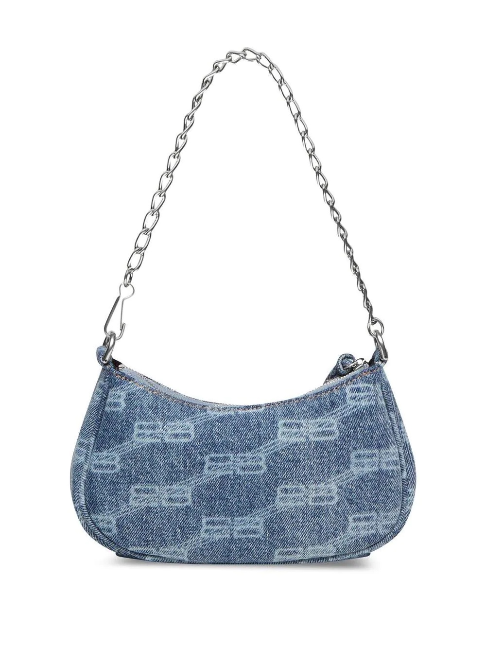 Le Cagole mini denim shoulder bag - 2